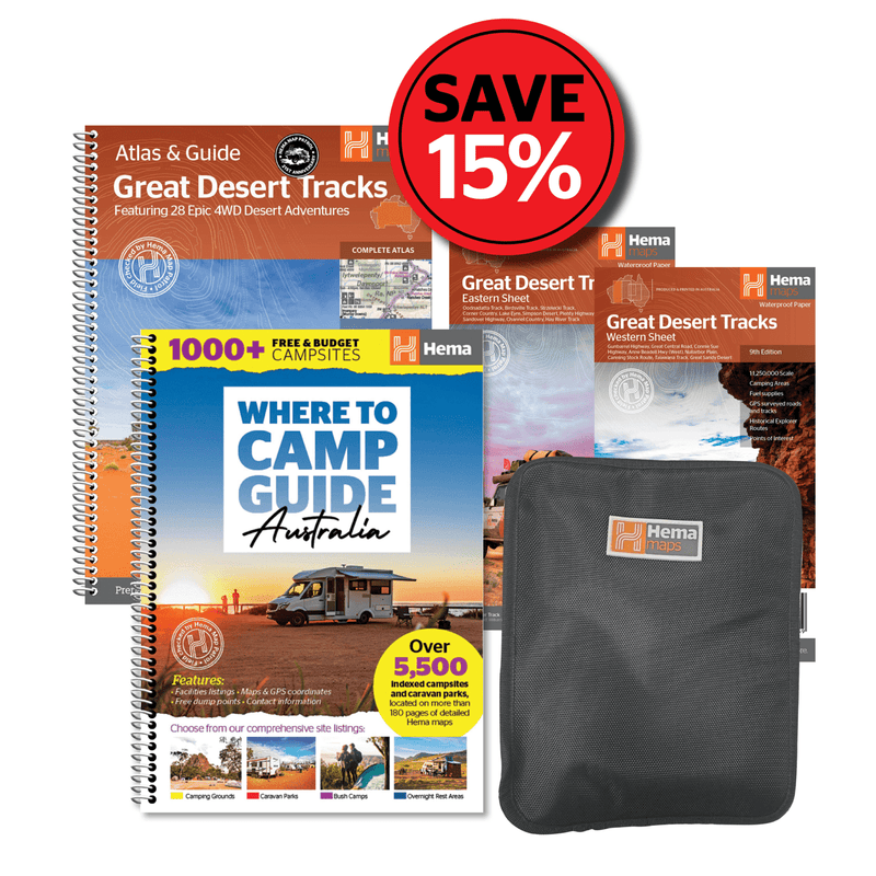 Great Desert Tracks Mega Pack - 04. Bundles & Packs - Hema Maps Online Shop