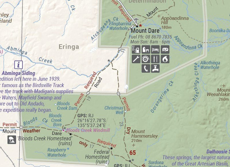 Great Desert Tracks Simpson Desert - 05. Regional Maps - Hema Maps Online Shop