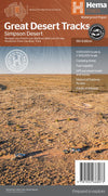 Great Desert Tracks Simpson Desert - 05. Regional Maps - Hema Maps Online Shop