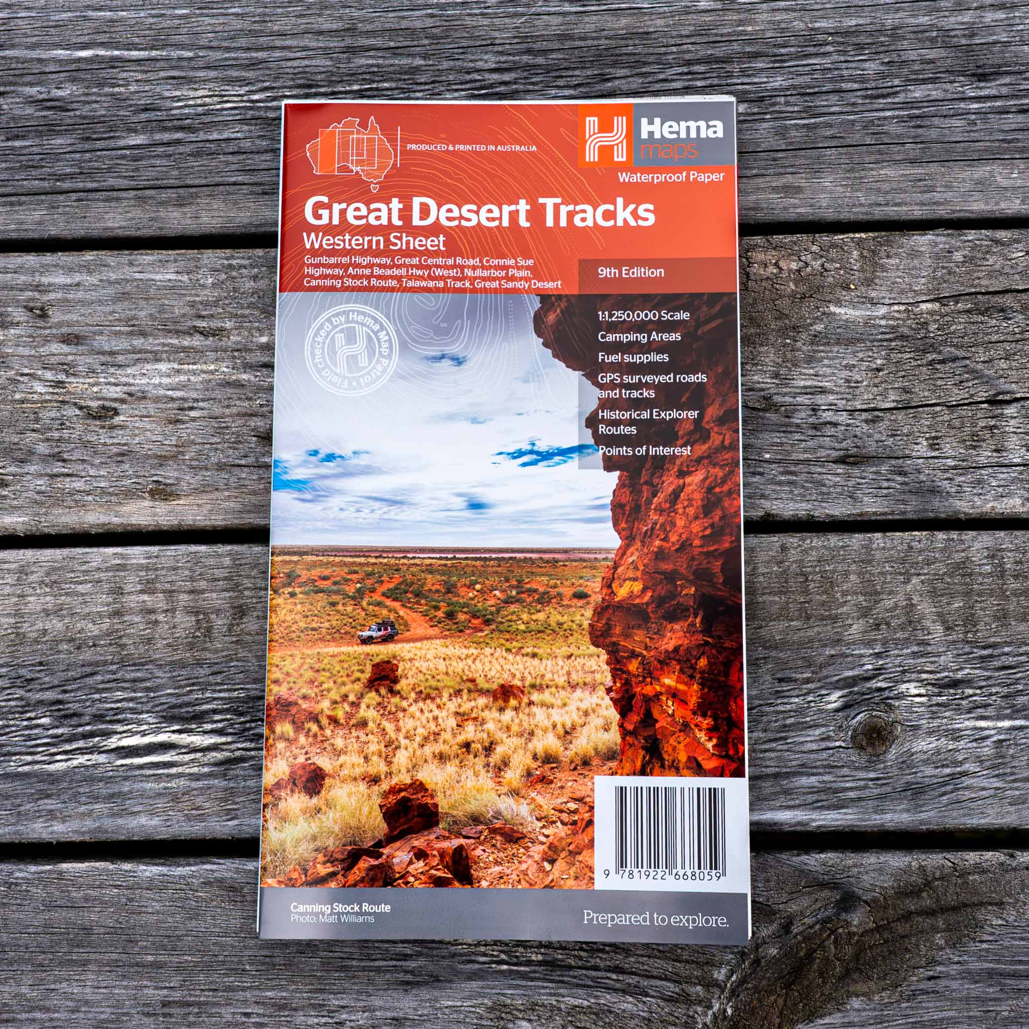 Great Desert Tracks Western Sheet - 05. Regional Maps - Hema Maps