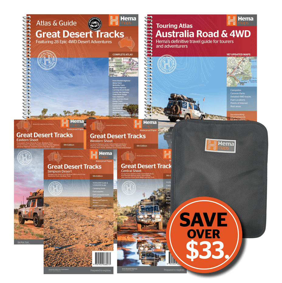Great Desert Ultimate Pack - 04. Bundles & Packs - Hema Maps Online Shop