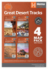 Hema Great Desert Tracks Map Pack - 04. Bundles & Packs - Hema Maps Online Shop