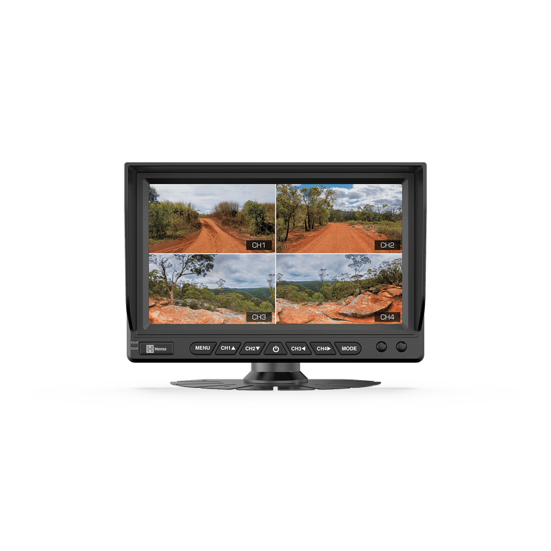 Hema HM-MNT AHD Quad Display Touchscreen Reversing Monitor - 00. Hema HX-2 GPS Navigator - Hema Maps Online Shop