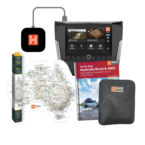 Hema Maps HX - Box 4WD Navigation Bundle – Outback Edition - 01. GPS & Accessories - Hema Maps Online Shop