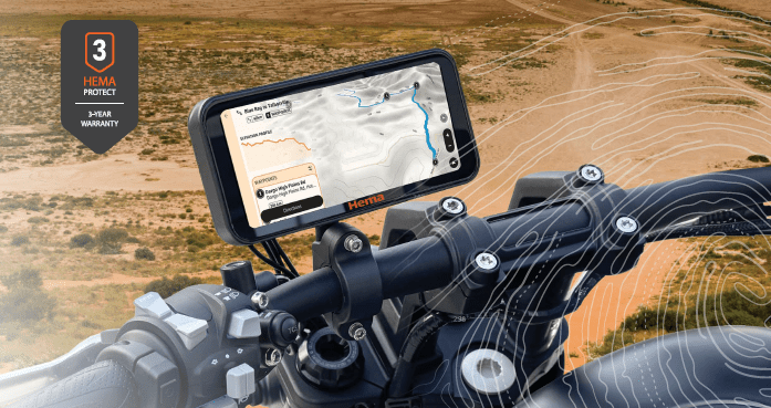 Hema Maps HX - M1 Motorcycle GPS Navigator Adventure Bundle - 04. Bundles & Packs - Hema Maps Online Shop