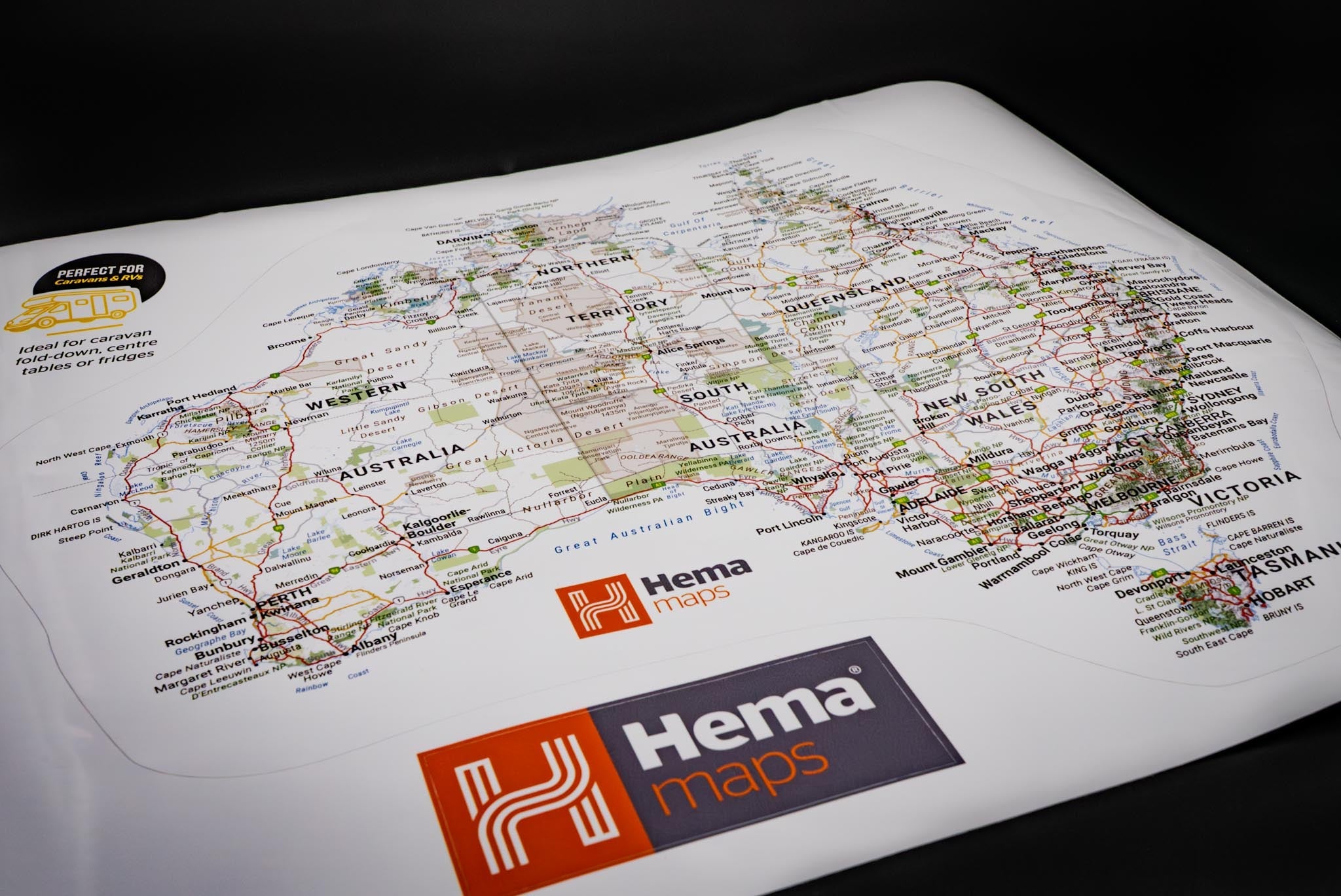 Hema Sticker Map (440mm x 370mm) - 14. Merchandise & Product Display - Hema Maps Online Shop