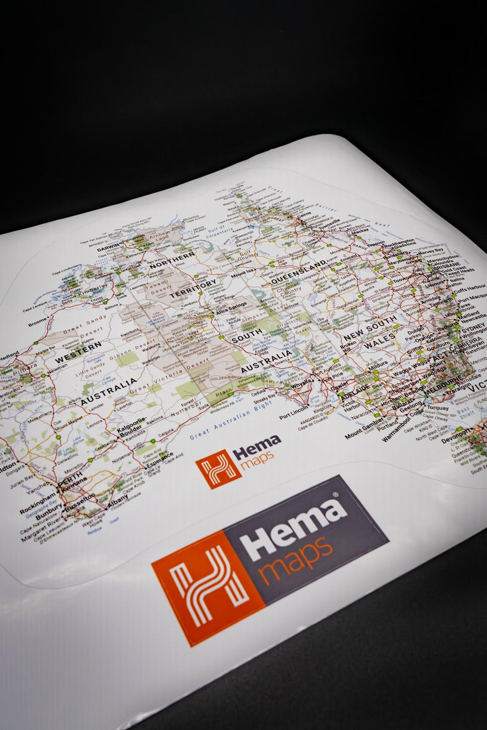 Hema Sticker Map (440mm x 375mm)