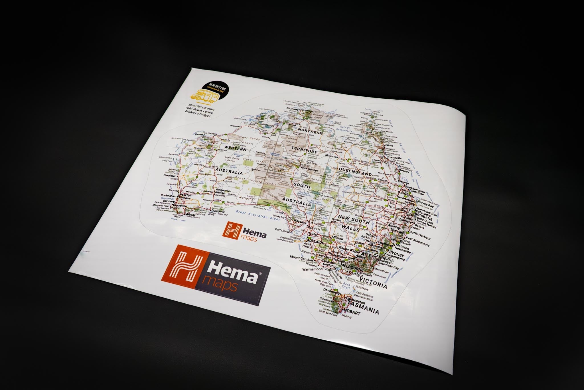 Hema Sticker Map (440mm x 370mm) - 14. Merchandise & Product Display - Hema Maps Online Shop