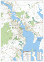 Hobart and Region Wall Map - 09. Australian Wall Maps - Hema Maps Online Shop