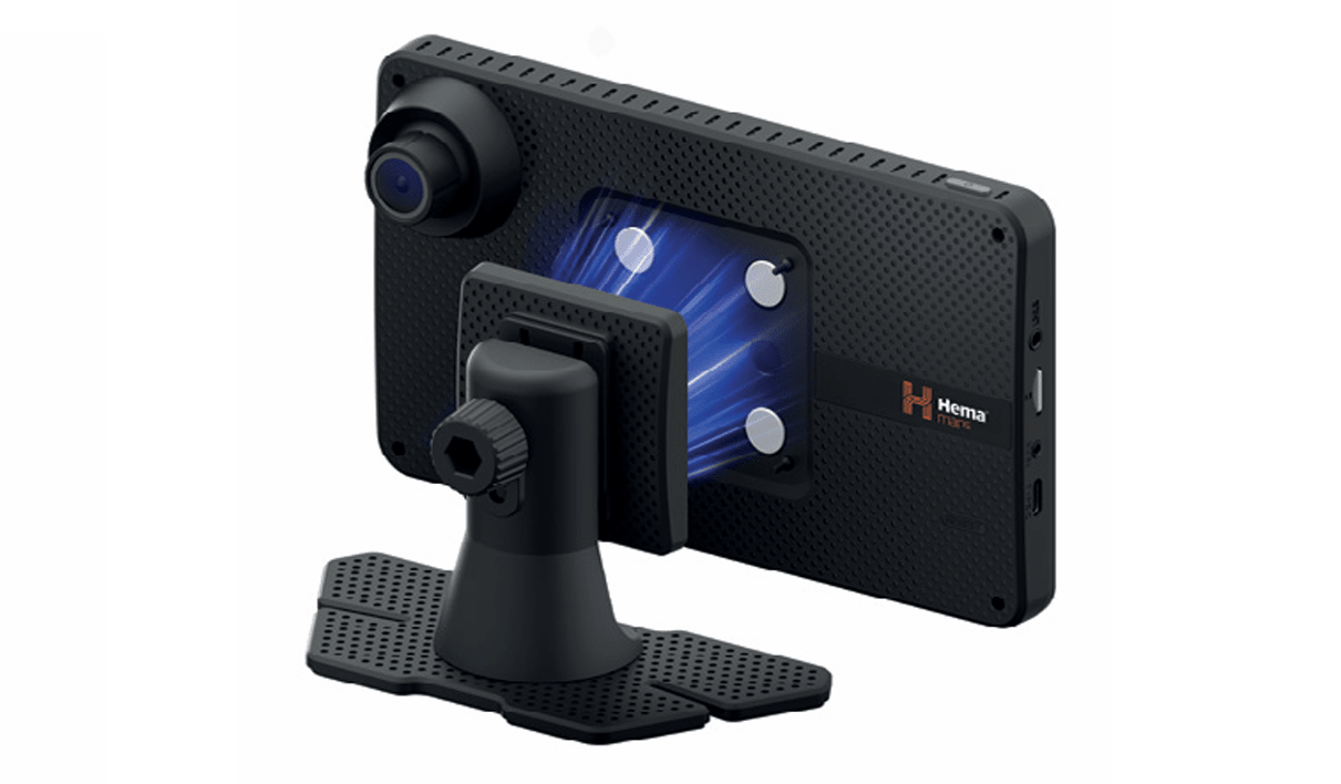 HR - 1 NAV Smart Navigator with Dual Channel Dash Cams - HR - 1NAV - Hema Maps