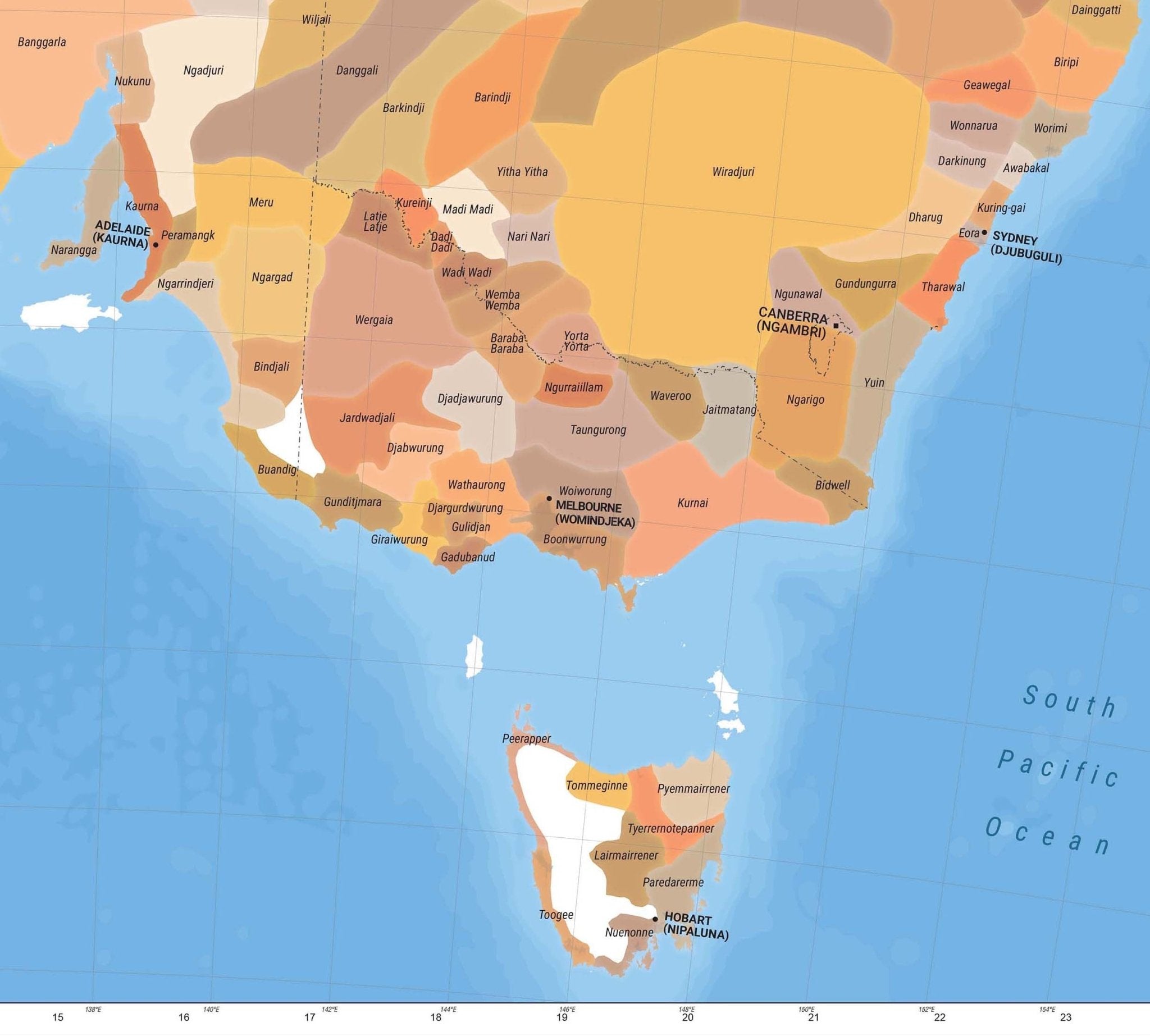 Indigenous Language Group Maps - 09. Australian Wall Maps - Hema Maps Online Shop
