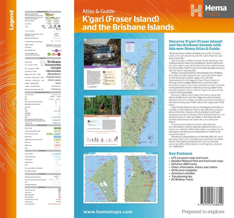 K'gari (Fraser Island) Atlas & Guide - 02. Hema Atlas & Guides - Hema Maps Online Shop