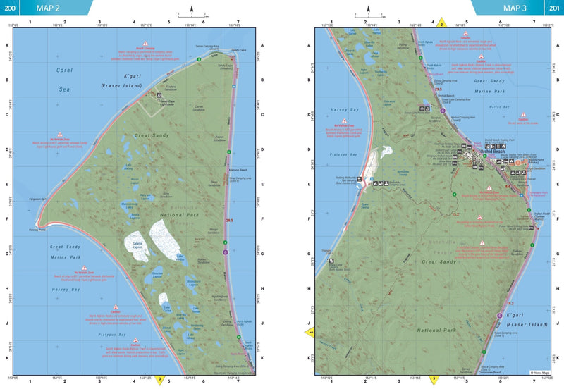 K'gari (Fraser Island) Atlas & Guide - 02. Hema Atlas & Guides - Hema Maps Online Shop