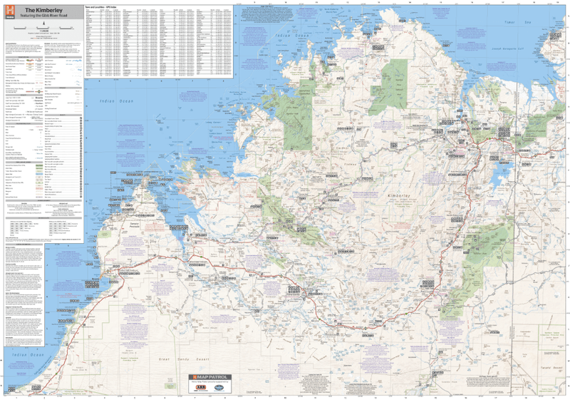 Kimberley Wall Map - 09. Australian Wall Maps - Hema Maps Online Shop