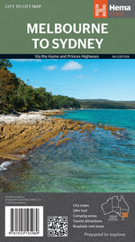 Melbourne to Sydney Map - OE - 05. Regional Maps - Hema Maps Online Shop