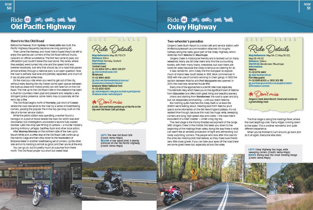 Motorcycle Adventures Top 200 Rides - 02. Hema Atlas & Guides - Hema Maps Online Shop