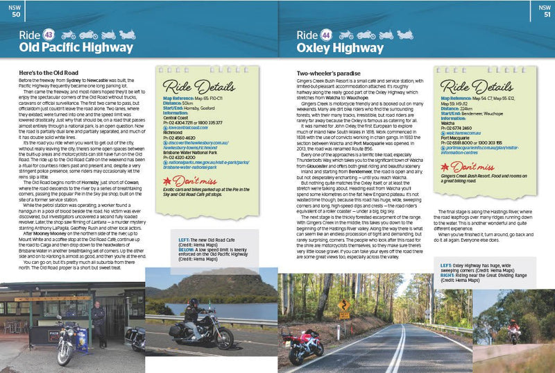 Motorcycle Adventures Top 200 Rides - 02. Hema Atlas & Guides - Hema Maps Online Shop
