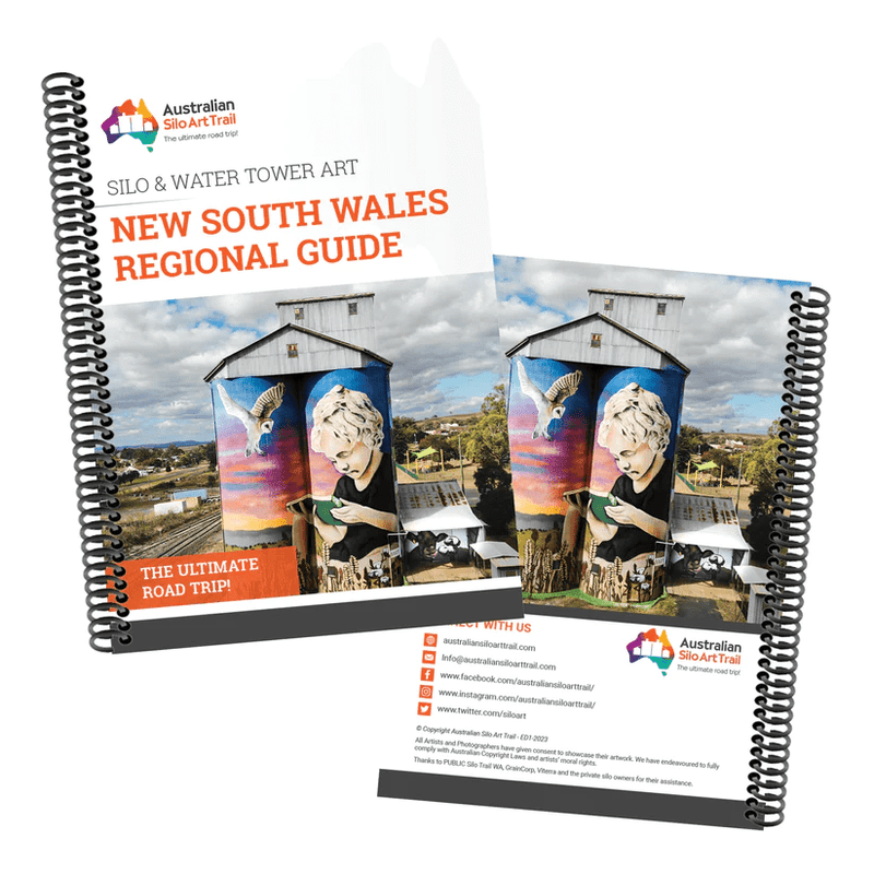 New South Wales Silo & Water Tower Art Regional Guide - 03. Other Guidebooks - Hema Maps Online Shop