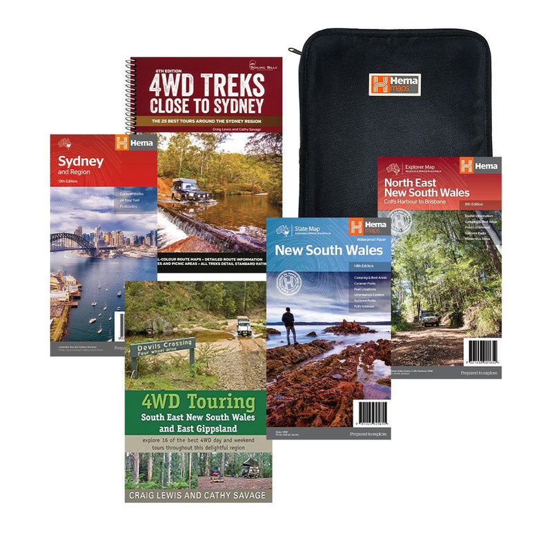 New South Wales Ultimate Adventure Pack - 04. Bundles & Packs - Hema Maps Online Shop