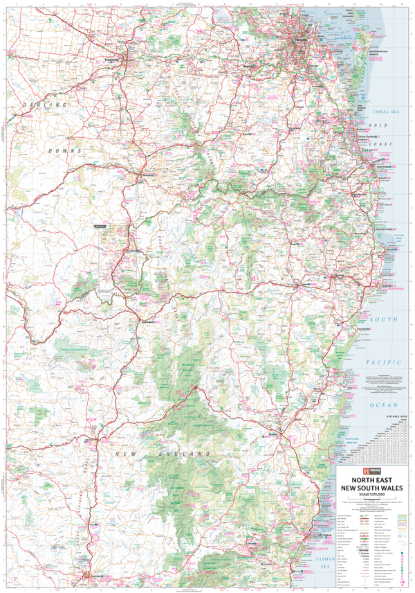 Nsse Map North East New South Wales Map