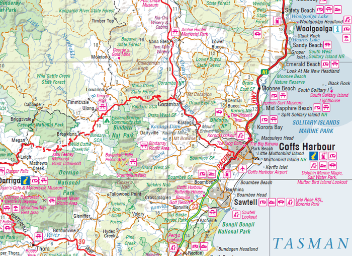 Nsse Map North East New South Wales Map
