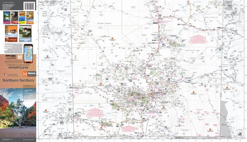 Northern Territory Handy Map - 06. State Maps - Hema Maps Online Shop