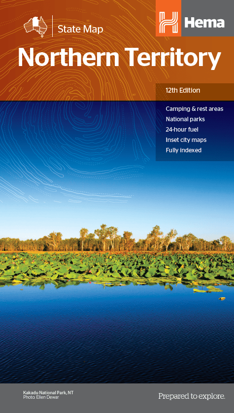 Northern Territory State Map - 06. State Maps - Hema Maps Online Shop
