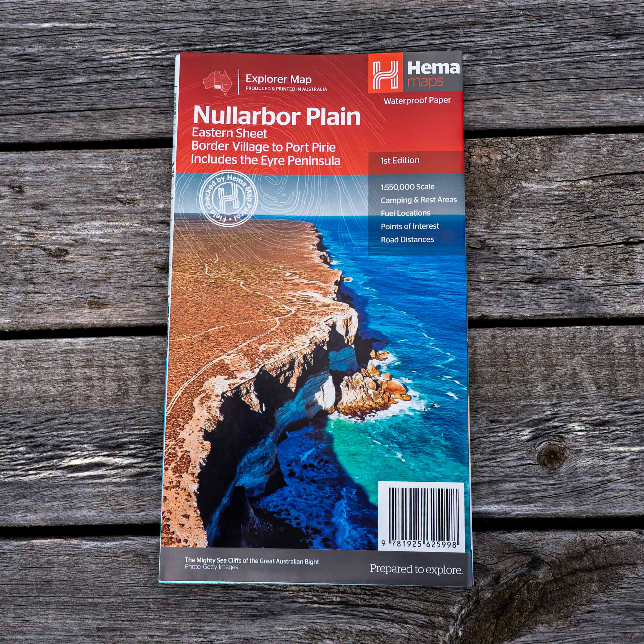 Nullarbor Plain - Eastern Map - Border Village to Port Pirie - 05. Regional Maps - Hema Maps