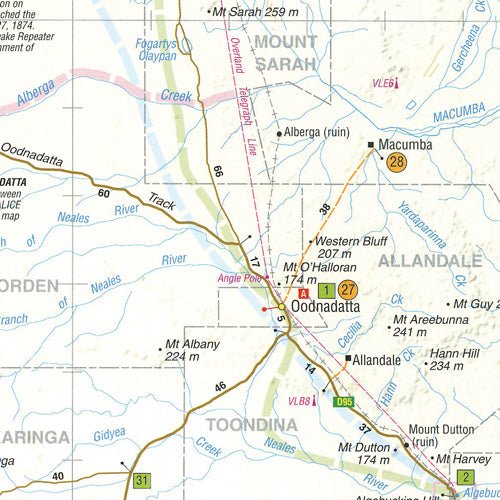 Oodnadatta Track Map - 13. Other Maps - Hema Maps Online Shop