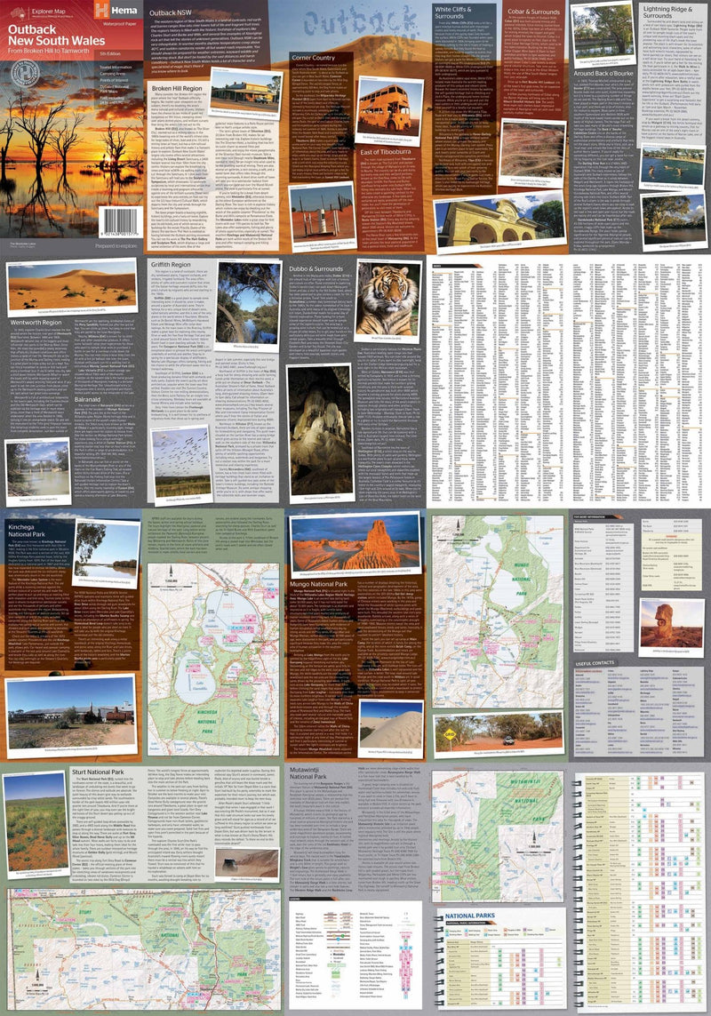 Outback New South Wales Map - 05. Regional Maps - Hema Maps Online Shop