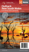 Outback New South Wales Map - 05. Regional Maps - Hema Maps Online Shop