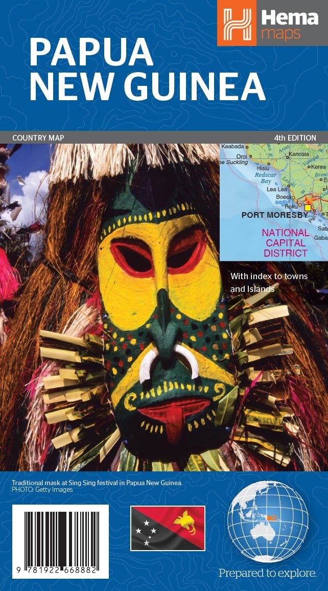 Papua New Guinea Map (4th edition) - 12. International Maps - Hema Maps Online Shop