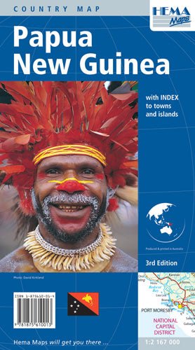 Papua New Guinea Map - 12. International Maps - Hema Maps Online Shop