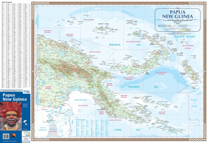 Papua New Guinea Map - 12. International Maps - Hema Maps Online Shop