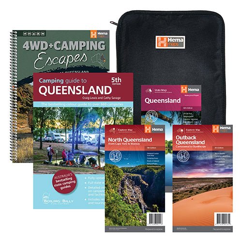 Queensland Explorer Pack - 04. Bundles & Packs - Hema Maps Online Shop