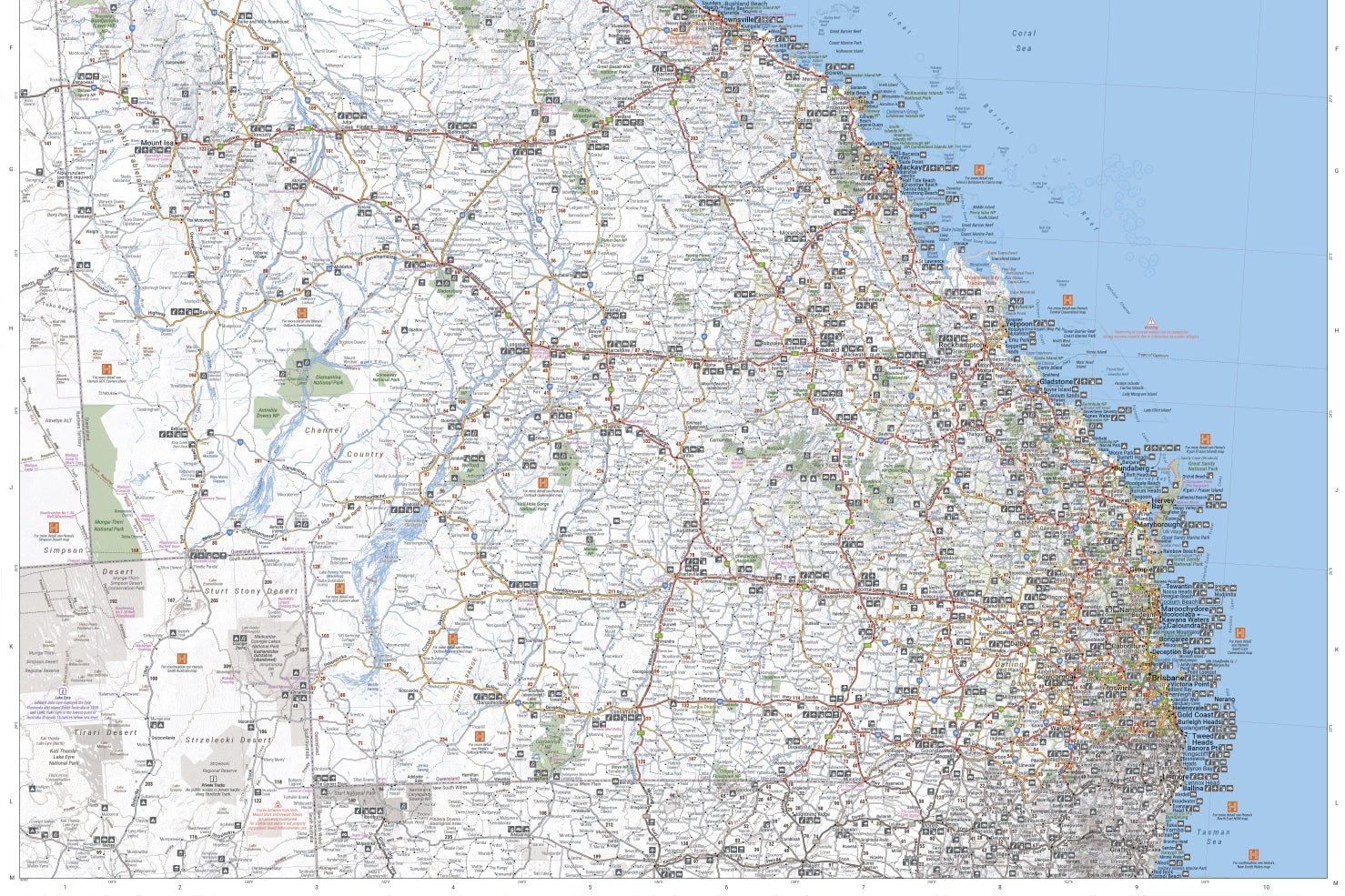 Queensland Handy Map - 06. State Maps - Hema Maps Online Shop