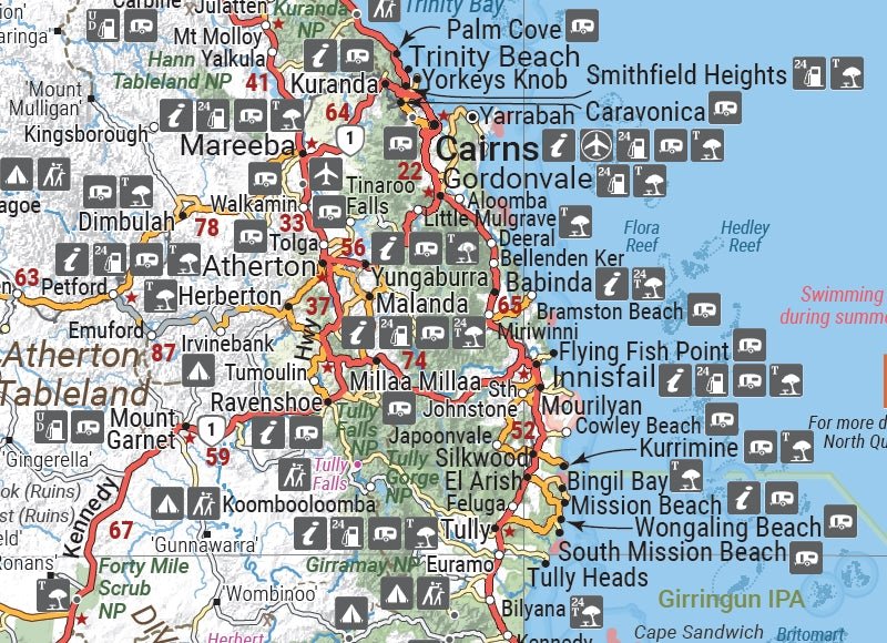 Queensland Handy Map - 06. State Maps - Hema Maps Online Shop