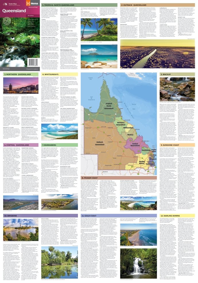 Queensland State Map - 06. State Maps - Hema Maps Online Shop