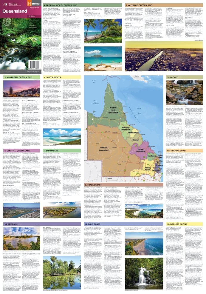 Queensland State Map - 06. State Maps - Hema Maps Online Shop