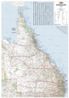 Queensland State Wall Map - 09. Australian Wall Maps - Hema Maps Online Shop