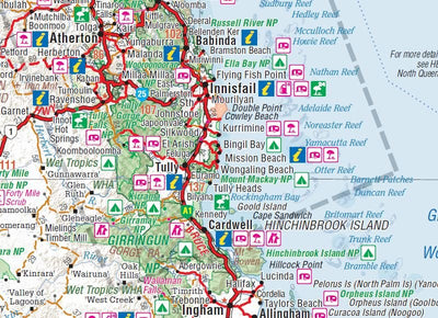 Queensland State Wall Map