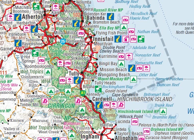 Large Map Qld Queensland State Wall Map – Hema Maps