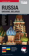 Russia, Ukraine, Belarus Deluxe Map - 12. International Maps - Hema Maps Online Shop