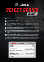 Select Series 12,000lbs Winch - 24. Recovery Gear - Hema Maps Online Shop