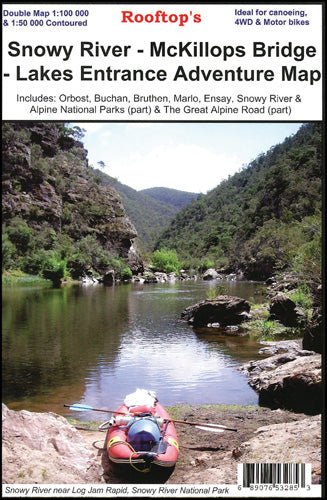 Snowy River - McKillops Bridge - Lakes Entrance Adventure Map - 13. Other Maps - Hema Maps Online Shop