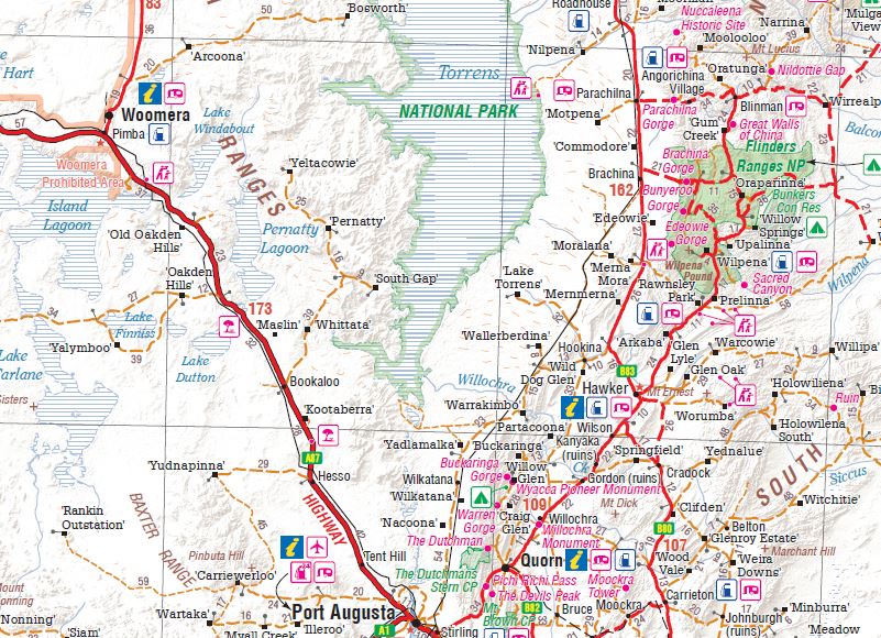 S A Map South Australia Handy Map – Hema Maps Online Shop