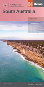 South Australia Handy Map - 06. State Maps - Hema Maps Online Shop