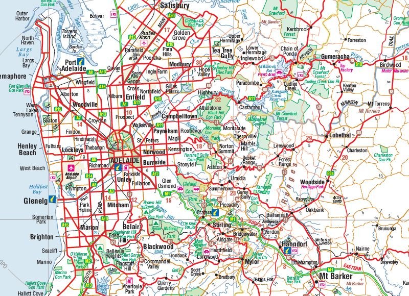 South Australia State Map - 06. State Maps - Hema Maps Online Shop