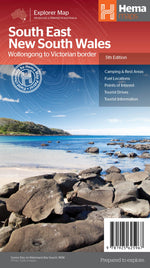 South East New South Wales Map - 05. Regional Maps - Hema Maps Online Shop