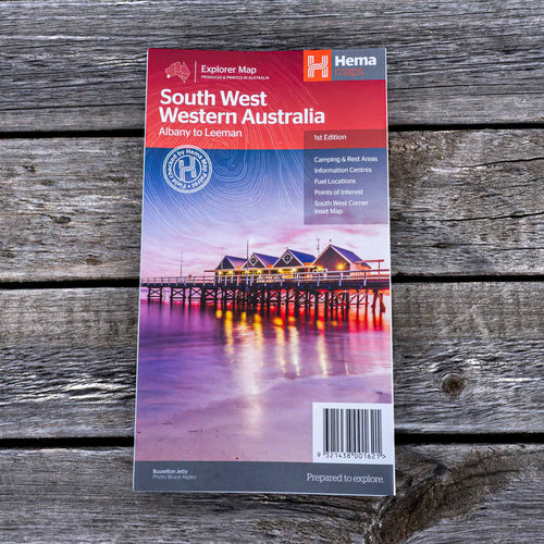 South West Western Australia Map — free download